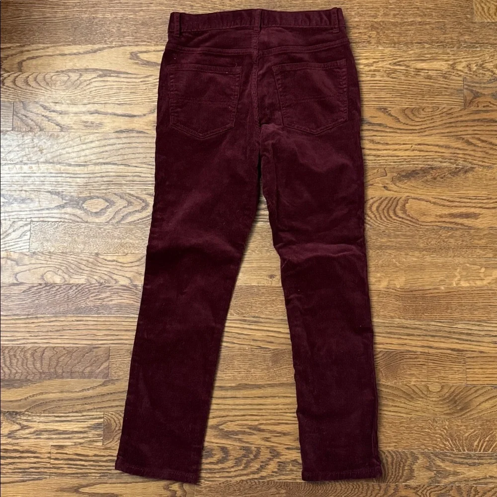 NWT Children’s Place Burgundy Corduroy Pants size 10 Husky